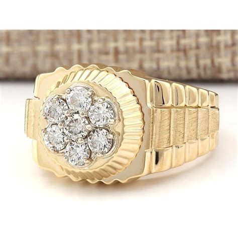 diamant gold ring herren rolex|Rolex gold models.